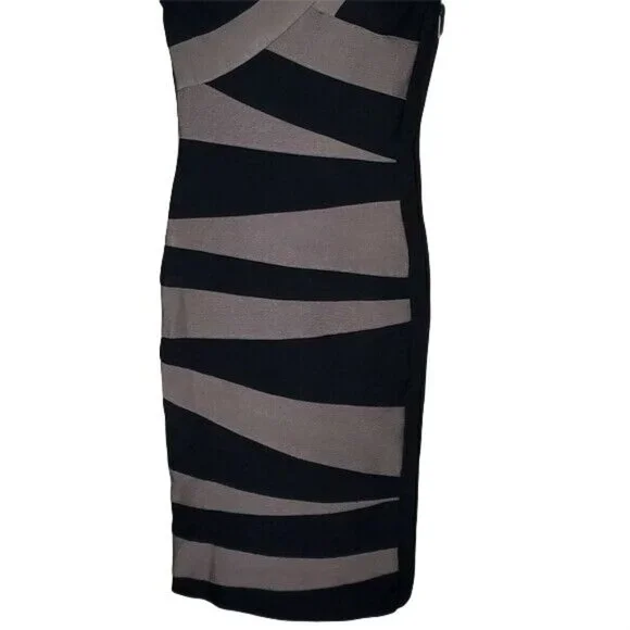 Stretta Jessica Black One Shoulder Bandage Bodycon Dress XS Party - Picture 3 of 9